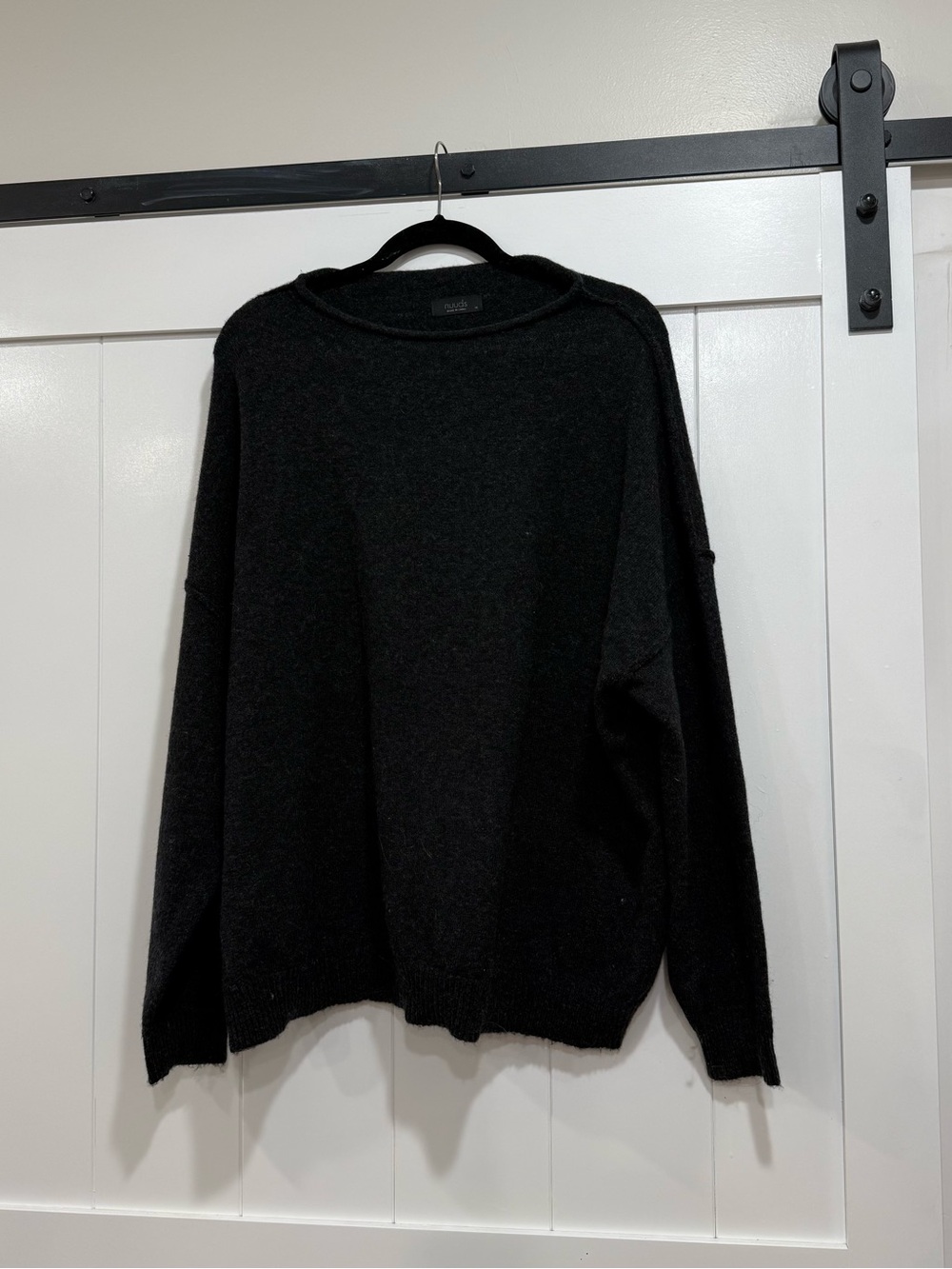 nuuds Black Women's Crewneck Sweater